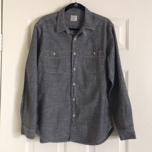 J.Crew: chin strap & gusset chambray shirt